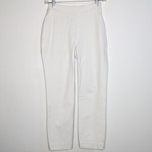 Spanx White Perfect Fit Slim Leg Pull On Pant